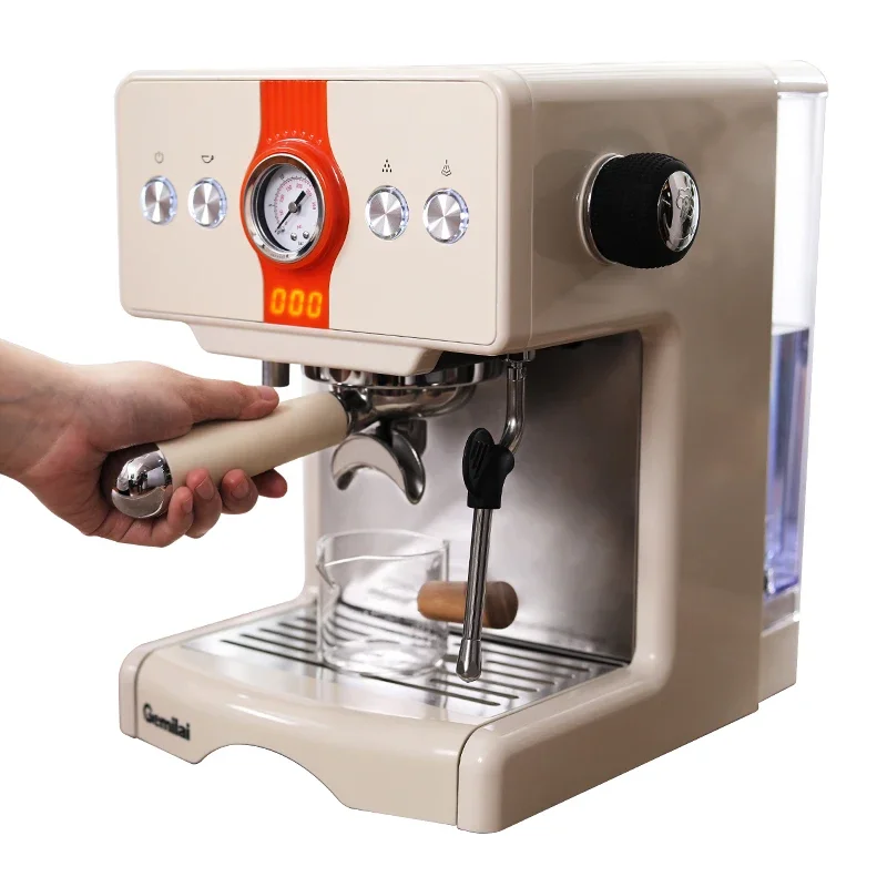 CRM3609 Káva výroba taliansky malý elektrický 3 elektronický stroj na výrobu kávy Espresso na domáce použitie