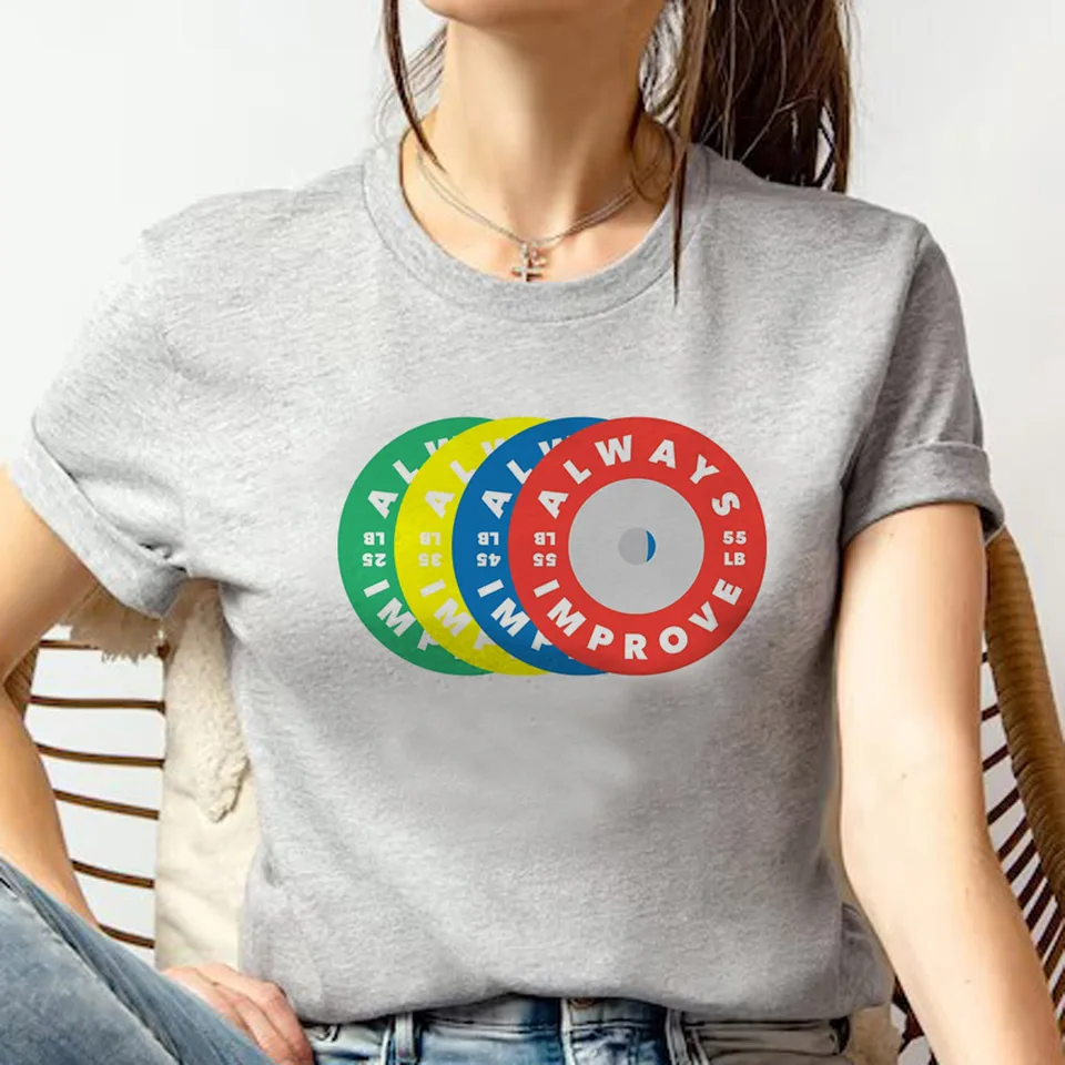 CrossFit Tshirt Ženy Anime Streetwear Grafické tričká dievčenské grafické oblečenie