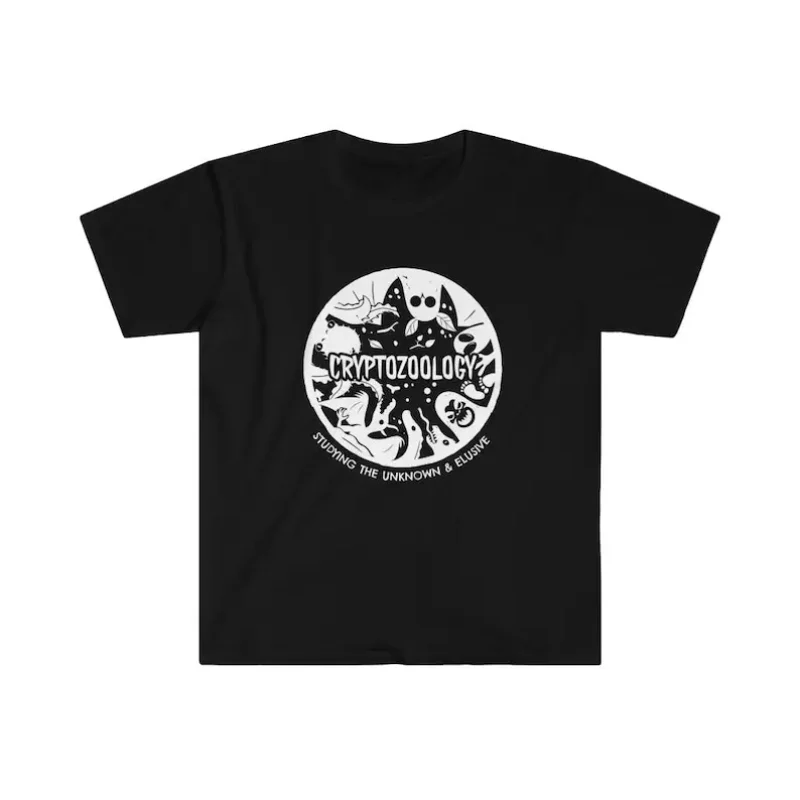 Cryptozoology Gift Urban Legend Cryptid Cryptozoologist Unisex Softstyle T-Shirtunisex Tričká pre mužov