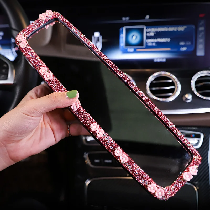 Crystal Diamond Car Interiér spätné zrkadlo dekora