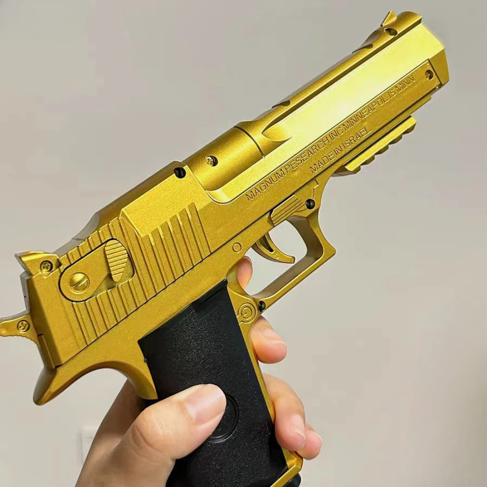 CSNOOBS Desert Eagle Mechanický kontinuálny oheň pištoľ Ejekcia Ejekcia Dekompresia Hračka Prázdne zavesenie mäkkých guľiek Gun Gift