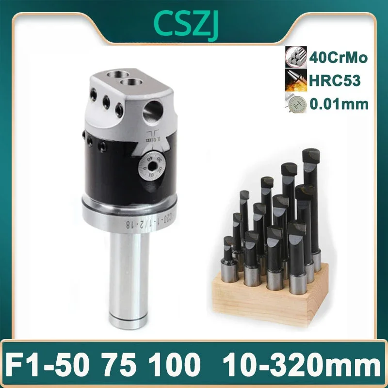CSZJ F1 2/3/4 palca 50/75/100 mm F1 Typ Boring Head 12/18/25mm