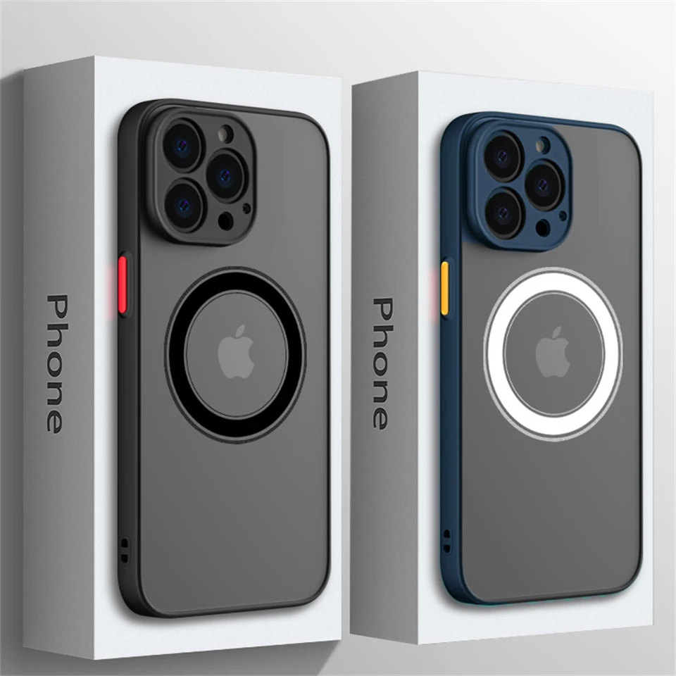 CTOXZK Magnetic pre puzdro bezdrôtového nabíjacieho telefónu pre iPhone 16 15 14 13 12 11 Pro Max Mini x XR XS 14 15 15.Plus SOCPORPOPT Cover
