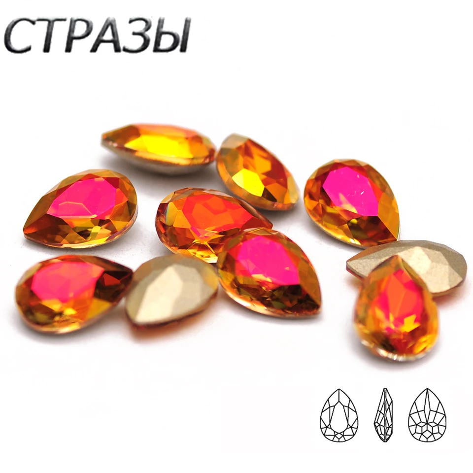 CTPA3BI Nová astrálna ružová farba DIY remeslá kamienky Strasstoes Stras Pointback Let Let Let na nechtové sklo sklo voľné diamantové korálky