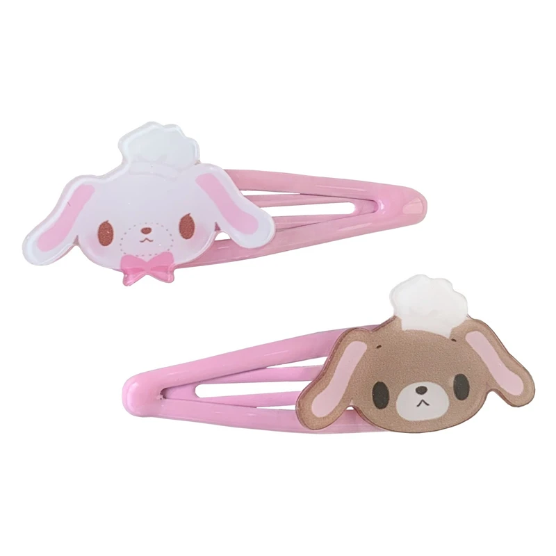 Cukorbunnies klip na vlasy roztomilé vlasové špendlíky Karikatúra zajačik kawaii vlasy pre dievčatá pre dievčatá hlavy