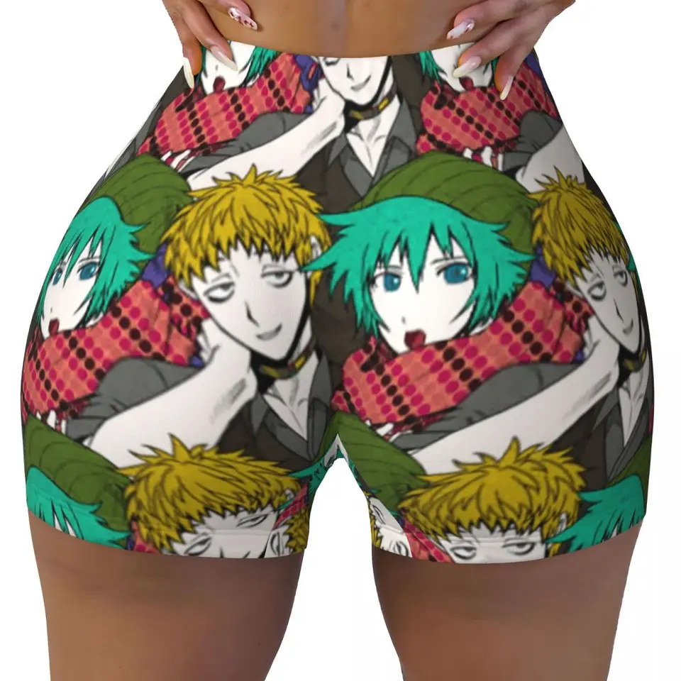 Custom Shin Tsukimi Yttd Game Anime Gym Volleyball Biker Shorts Dámske cvičenie jogy šortky