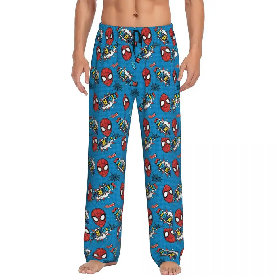 Custom Spider Man pyžama nohavice spánok