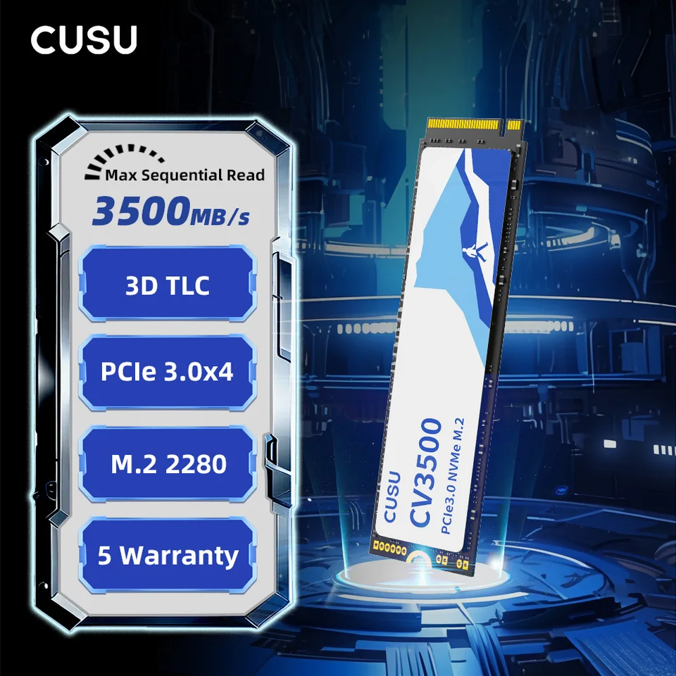 CUSU M2 SSD 256GB 512 GB 1TB 2TB SSD NVME M.2 2280 PCIE Interný stavový disk SSD Drive SSD pre prenosný počítač pre prenosný počítač