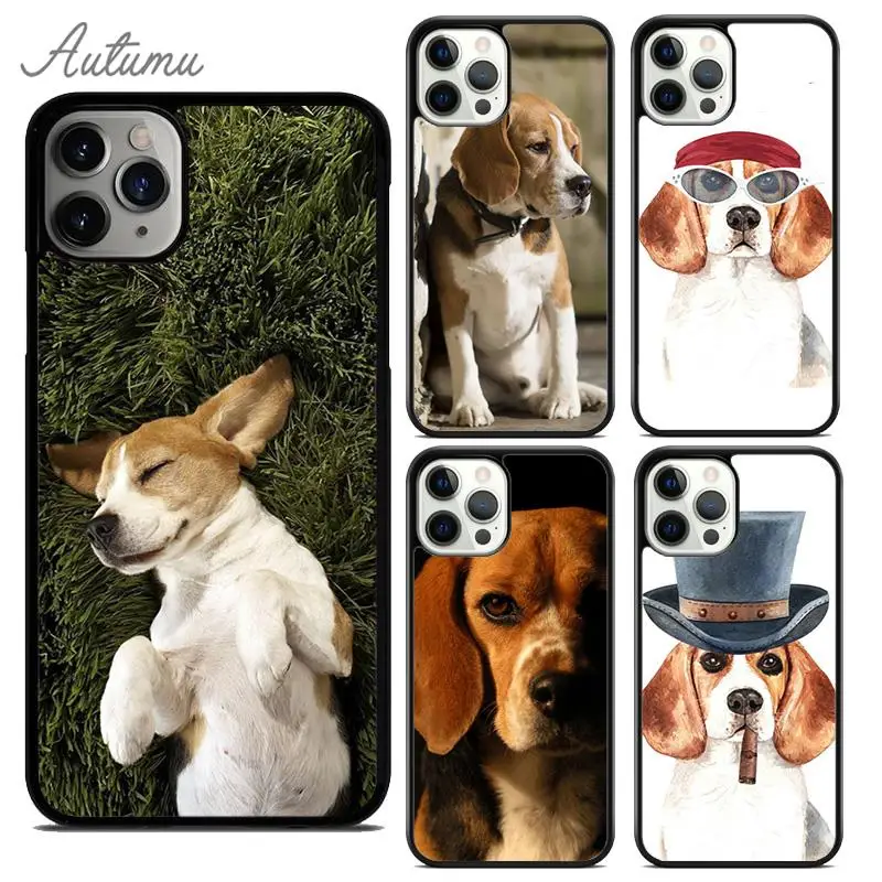 Cute Beagle Dog Telefón puzdro pre iPhone 15 16 SE2020 11 12 13 14 Pro Max Mini 6 7 8 Plus Cover Coque Fundas Shell