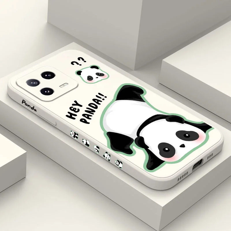 Cute Panda Telefon Puzdet pre Xiaomi Mi 14t 14 13 13T 12x 12t 12S 11 11t