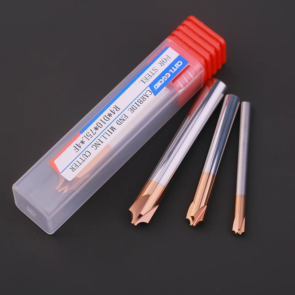 Cutlegend HRC60 RADIUS ROOD ROOD ROWING ROZVODU R0.5 R1 R1.5 R2 R3 R4 R5 R7 KOMPERING OUCTION RADII ROUTER BIT CNC Koncový mlyn CNC