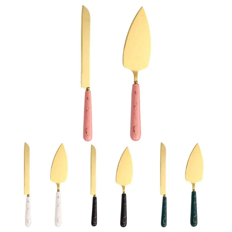Cutting Set pre svadobnú tortu Cutting Set Nerezová oceľ servírovacia súprava pečiva koláč pizza Cutter Pie Server na servírovanie