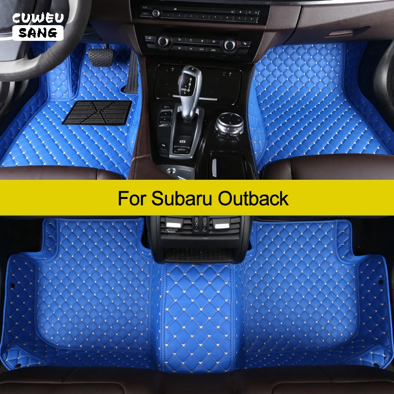 Cuweusang vlastné podlahové rohože pre auto pre subaru outback auto koberce noty coche doplnok