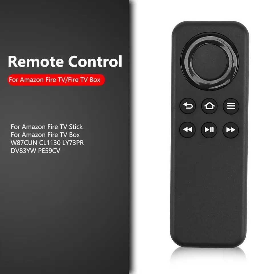 CV98LM Náhradné diaľkové ovládanie ABS Bluetooth-kompatibilné diaľkové ovládanie nahradené diaľkový ovládač pre Amazon Fire TV/Fire TV Box 1. Gen/2. Gen