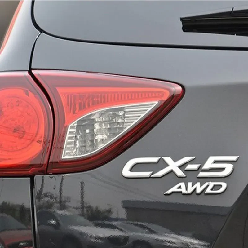 CX-4 CX-5 Letter Digital Trunk Logo Logo pre nálepky pre automobily pre Mazda CX 4 5 SUV SUV Modifikované zadné príslušenstvo O nálepky na vylepšenie