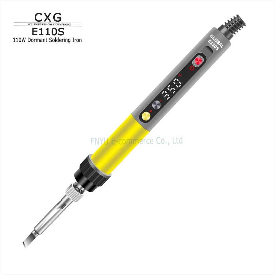 CXG Electric Soiling Iron E60S 60W E90S 90W E110S 110W Intelligentný spánkový digitálny displej Zváranie spájkovacia stanica Rework Tool