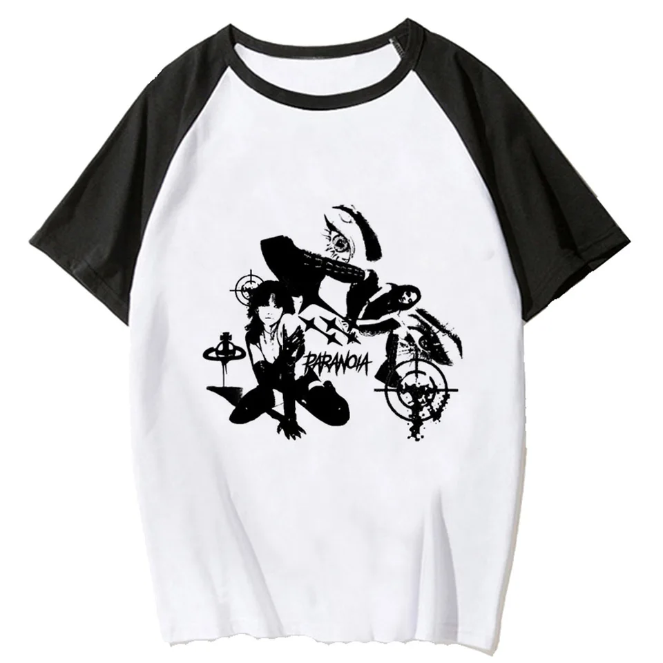 Cyber ​​Y2K Techwear Tee Anime Anime Summer Japaness Tshirt Graphic y2k harajuku oblečenie