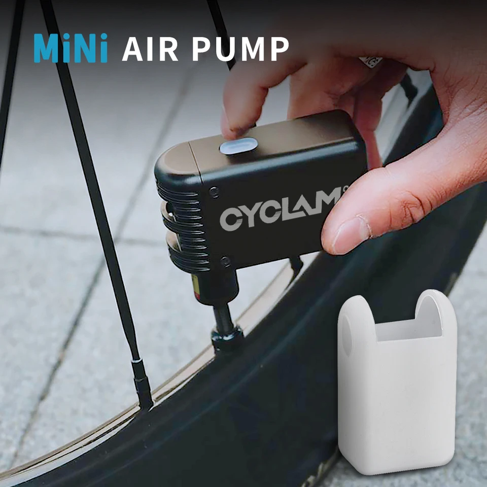 Cykla malá mini prenosná e-pump pre bicykel bezdrôtový vzduchový inflátor Presta Schrader Valve Pump Cycling MTB Bike Accessories