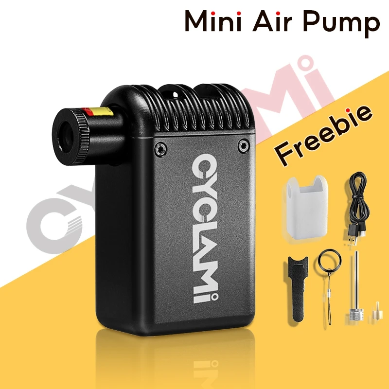 Cyklami malé mini plus prenosné čerpadlo pre bicykel bezdrôtový vzduchový inflátor Presta Schrader Ventil Outdoor MTB Road Bike doplnky