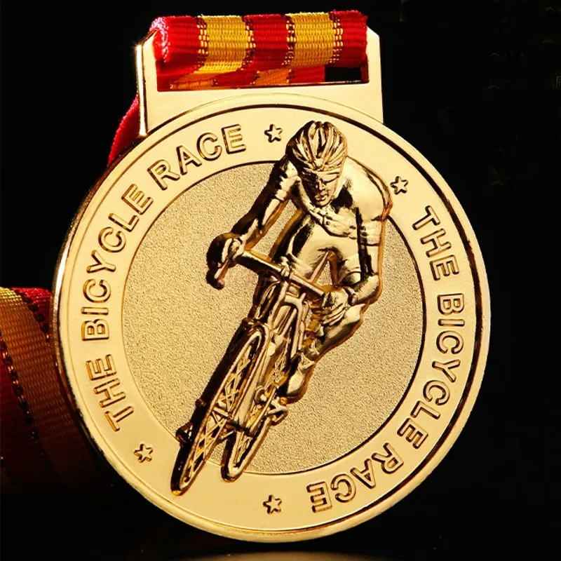 Cyklistická súťaž Medaile New Cycling Competition Awards Group Bonus Silver Bronze