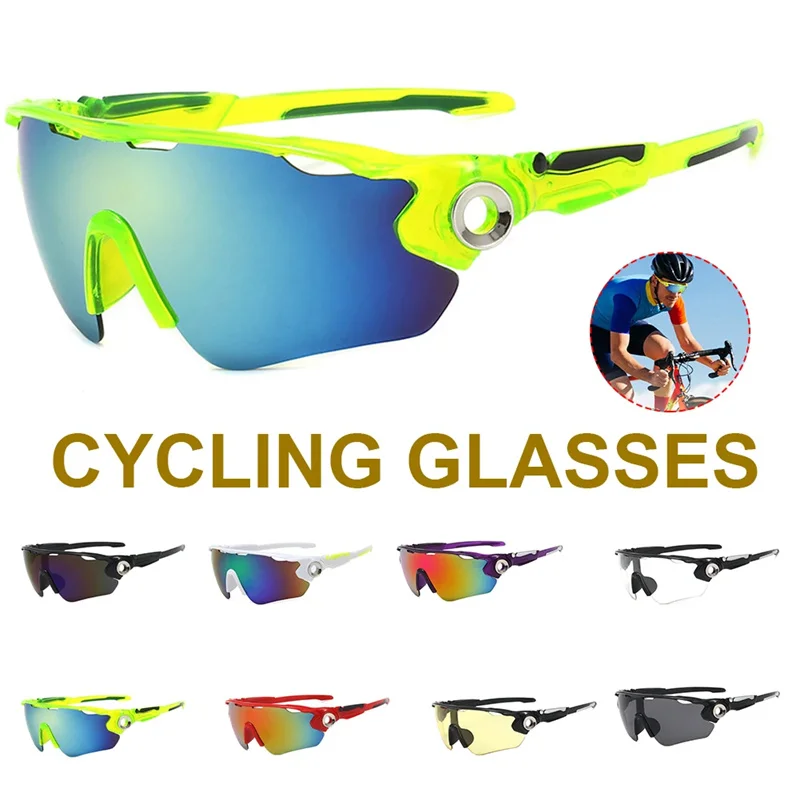Cyklistické okuliare 8 clolors Outdoor Športové slnečné okuliare Men Ženy Cyklovacie okuliare Mtb okulia