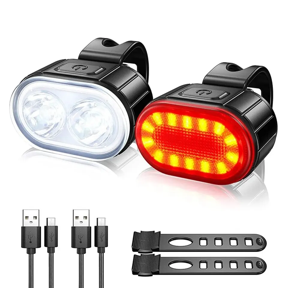 Cyklistické zadné svetlomety bicyklov bicykel bicykel Sazkujúce svetlo LED USB Nabíjateľné vodotesné
