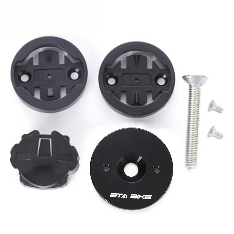 Cyklistika GPS Mount Bracket MTB Road Bike Bicykle Držiak počítača Držiak na kmeň Top čiapky mačacie očné počítače pre Garmin/Vigpsport/Blackbird