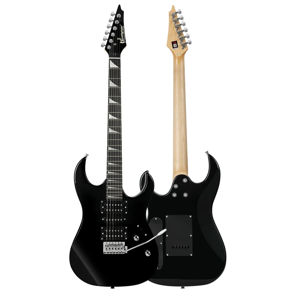 D-150 Čierne strunové nástroje vyzdvihnite originálny bfn-1n/bfs-1m/bfh-1b most vintage- 6 tremolo systém 5 Gears Electric Electric Guitar