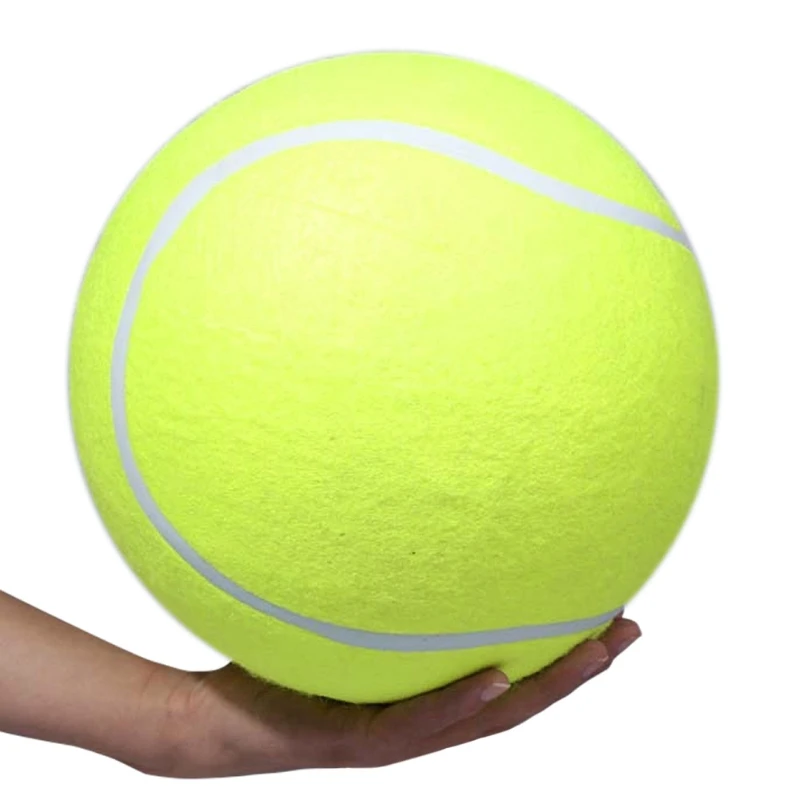 D0JA Giant Tennis Ball 24 cm Pet hračky podpis Jumbo Big Tennis Ball