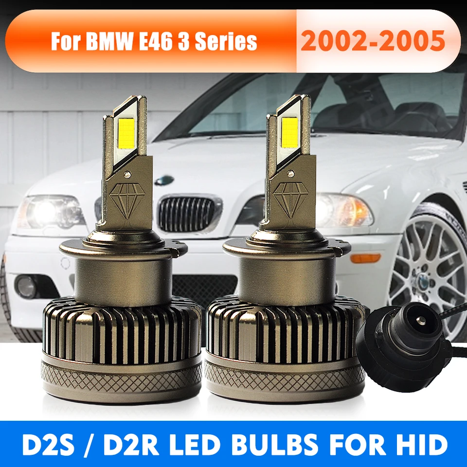 D2S Vymeňte HID xenónovú konverznú lampu D2S D2R LED žiarovky 6000K 55W pre 02-05 BMW E46 M3 3 Series 07119904789