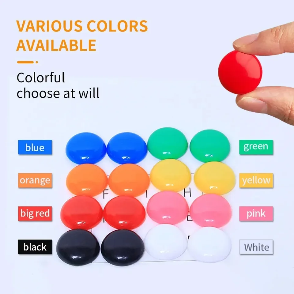 D30 Magnetický guľôčkový magnet chladničku magnety magnety okrúhla tabuľa chladničky Chladnička Push Dvere Stuckers Chess