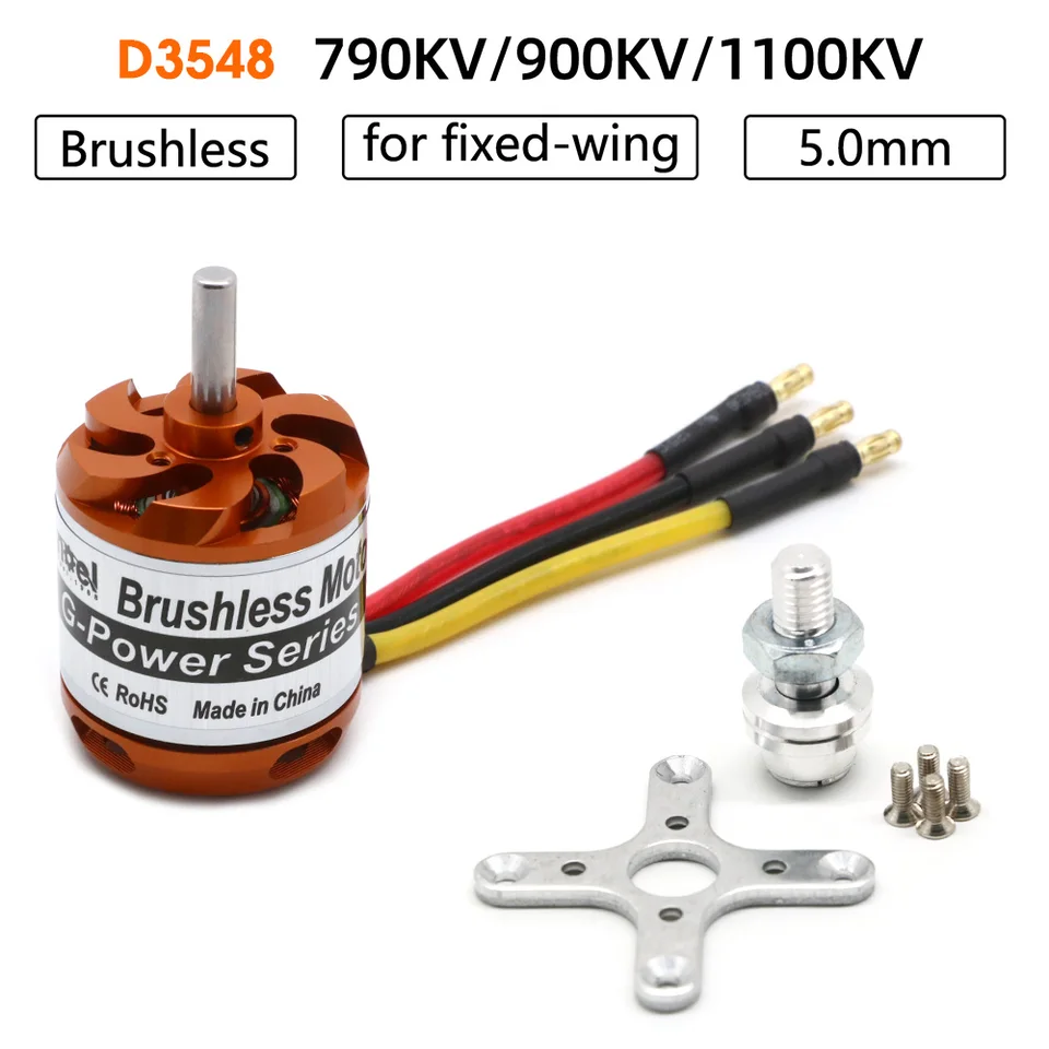 D3548 3548 790KV 900KV 1100KV Brushless Motor 3-5s pre mini multikoptery RC Rovinky vrtuľník