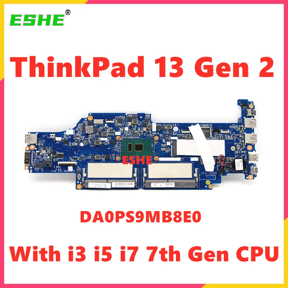 DA0PS9MB8E0 pre Lenovo ThinkPad 13 Gen 2 PS9 PS9 základná doska s i3 i5 i7 7. gen CPU 01HW976 01HW984 01HW980 01HW988 01YT02