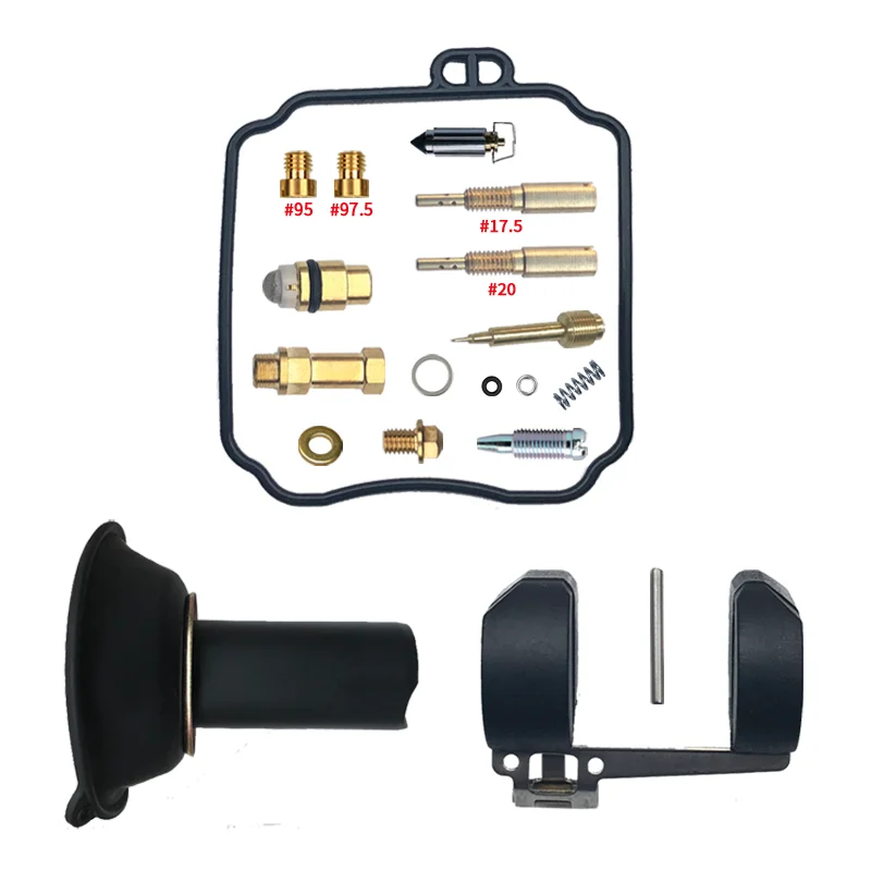 Daelim Forte 125 NS125 Kit na opravu karburátora NS I III III OTTELLO Carb Float and Plunger DemPragm Rebuild Kit