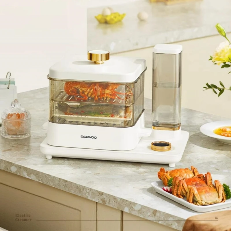 DAEWOO 220V Extreme Electric Parník 1500 W Egg Steamer Steamer Multifunkčný elektrický horúci hrnca nezávislá nádrž na vodu