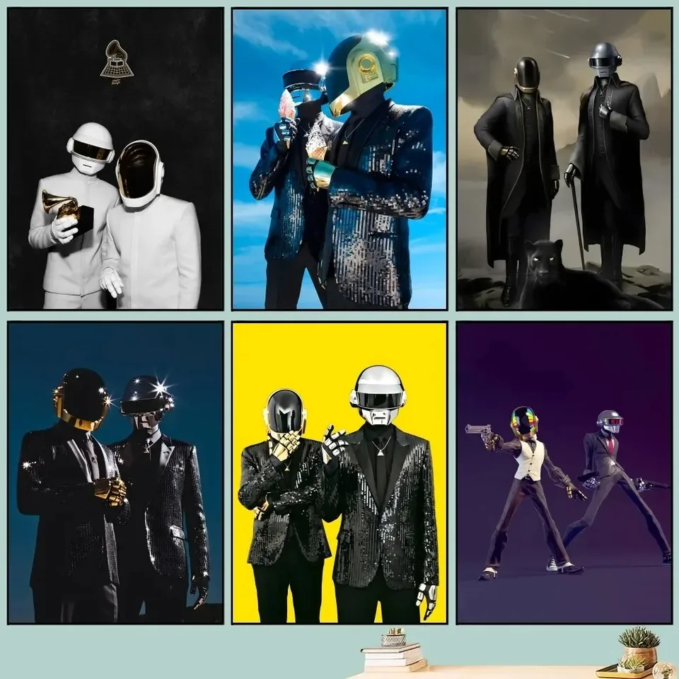 Daft Punk plagát Art Art Self-útvar malého plagátu HD Kvalita plagátu nástenná maľba maľba štúdia nástenná dekorácia