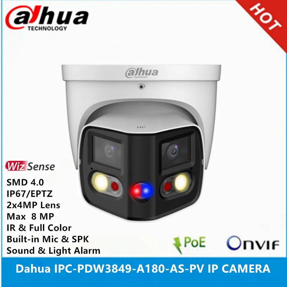 Dahua IPC-PDW3849-A180-AS-PV 2x4MP objektív max.