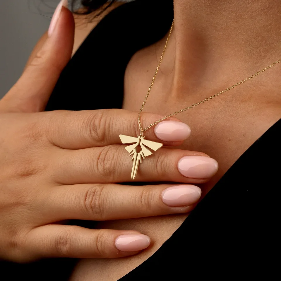 Dainty Last z USA Firefly náhrdelník Minimalistické svetlá Cosplay kostým prívesok pre ps