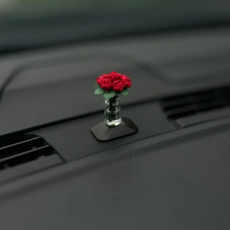 Dainty Roses Car Center Console okenné ozdoby Mini liek