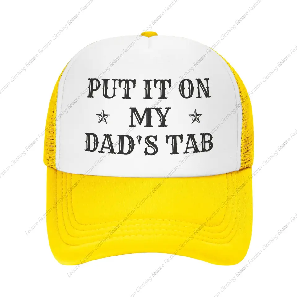Dajte to na klobúky môjho otca, milujem svoj denný klobúk s čiapkou pre ženy mužov Sun Tracker Hat Baseball Caps