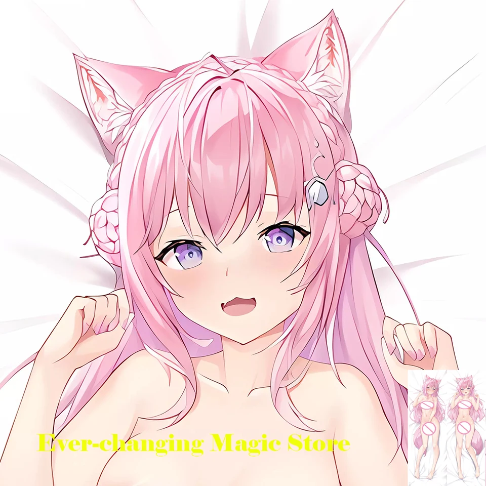 Dakimakura Hakui Koyori (Hololive VTuber) Anime Domáca posteľná bielizeň vankúš Objíma celotelové vankúšové kryt