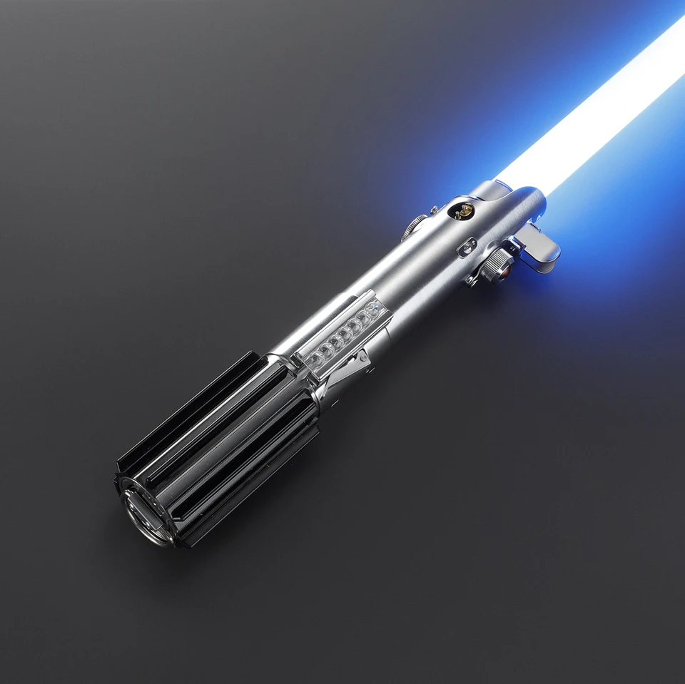 Damiensaber Graflex Lightsaber Metal Hilt Force ťažké dueling Bluetooth Light Sabre Citlivé hladké hojdačka s ovládaním pohybu
