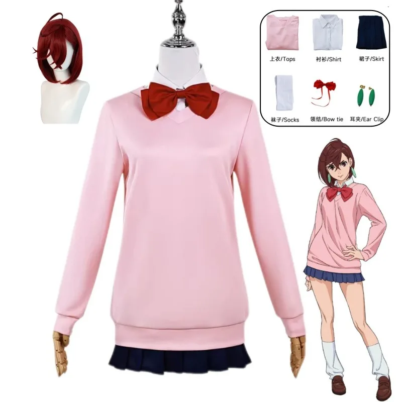 Dan da Dan Momo Ayase Cosplay kostým anime hirabiro aira cosplay oblečenie plné poschodie školská jednotná aktivita Halloween kostým