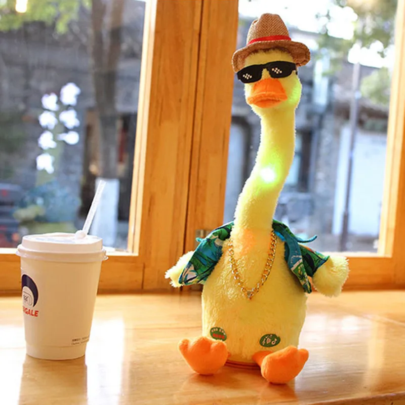 Dancing Duck Plys Hray Electronic Shake Dance s plyšový