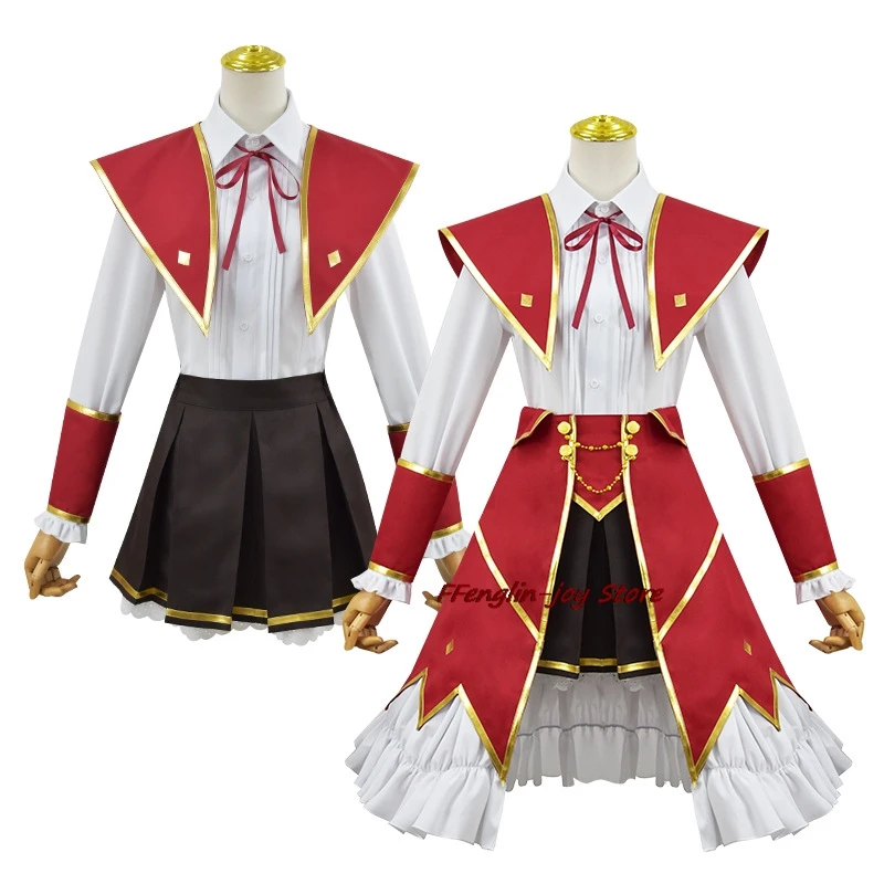 Darebáka úrovne 99 Yumiella Dolkness Cosplay kostým anime cosplay muži Ženy oblečené školské uniformy Halloween Party Suit
