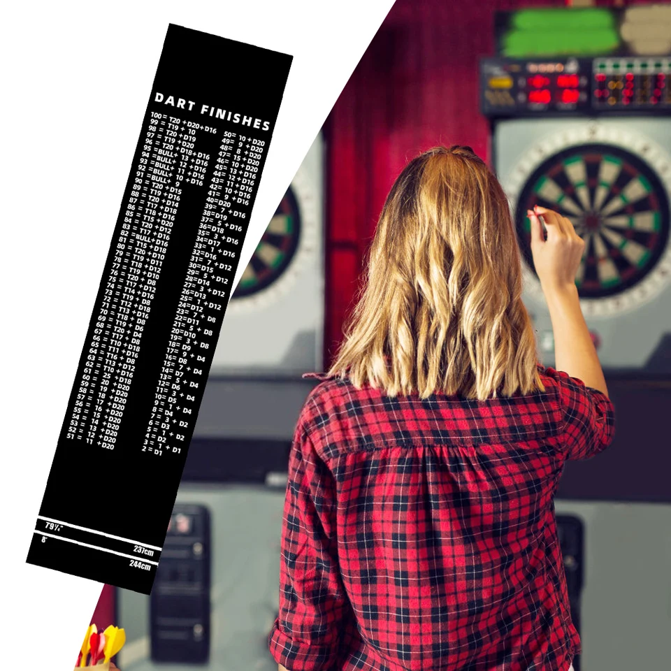 DART MAT non Slip DARTS MATS MAKY s hodinovými linkami Profesionálne šípky MAT HORED DART DART body a ochranca podlahy