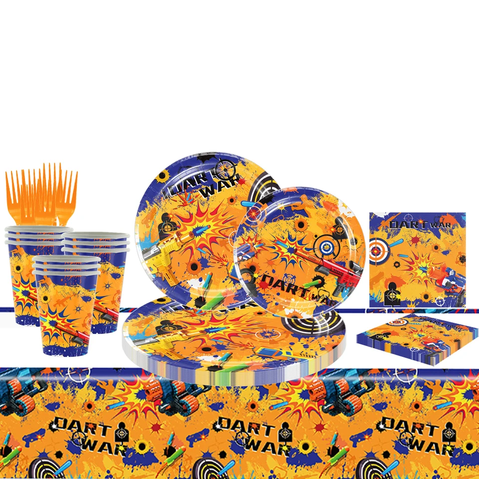 DART vojnové večierky Dodávky jednorazové súpravy STADET SET PLATE PÁNY