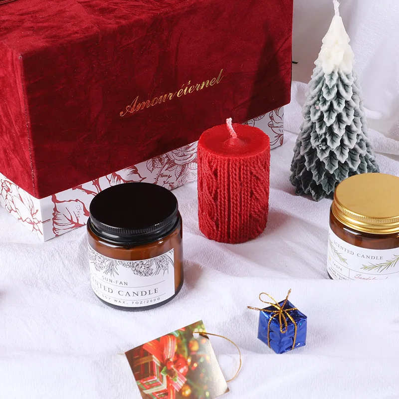 Darčeková skrinka na Valentína, aromaterapeutické sviečky, darčekové ozdoby, narodeniny, jarný festival malá vianočná súprava, darček so suvenírmi
