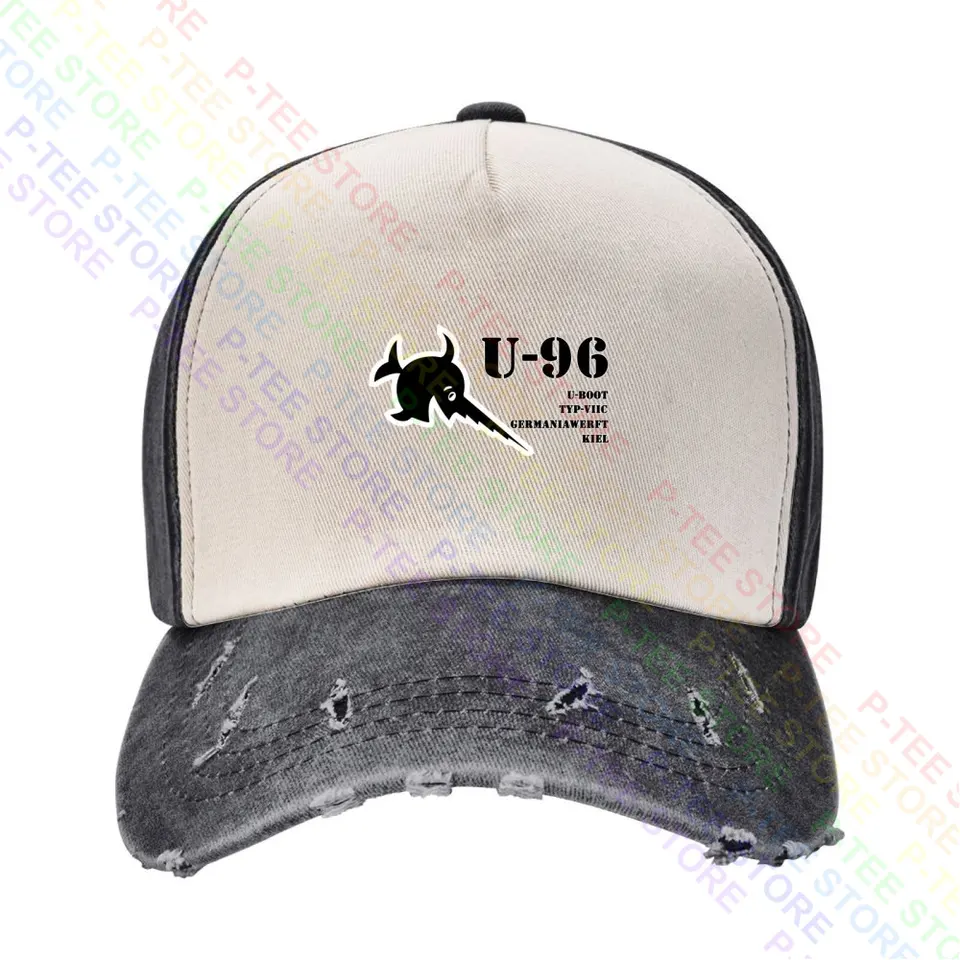 Das Boot U-96 Nemecký Uspravený film ponorka WW2 Vojna smiechová baseballová čiapka Snapback