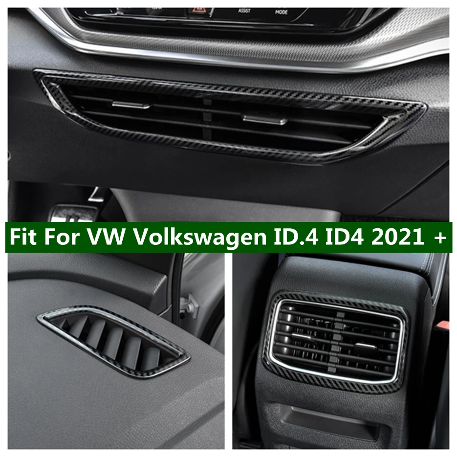 Dashboard lakťová lakťová skrinka Zadná klimatizácia Venter a striedavý kryt kryt pre výstup pre VW Volkswagen ID.4 ID4 2021 - 2024